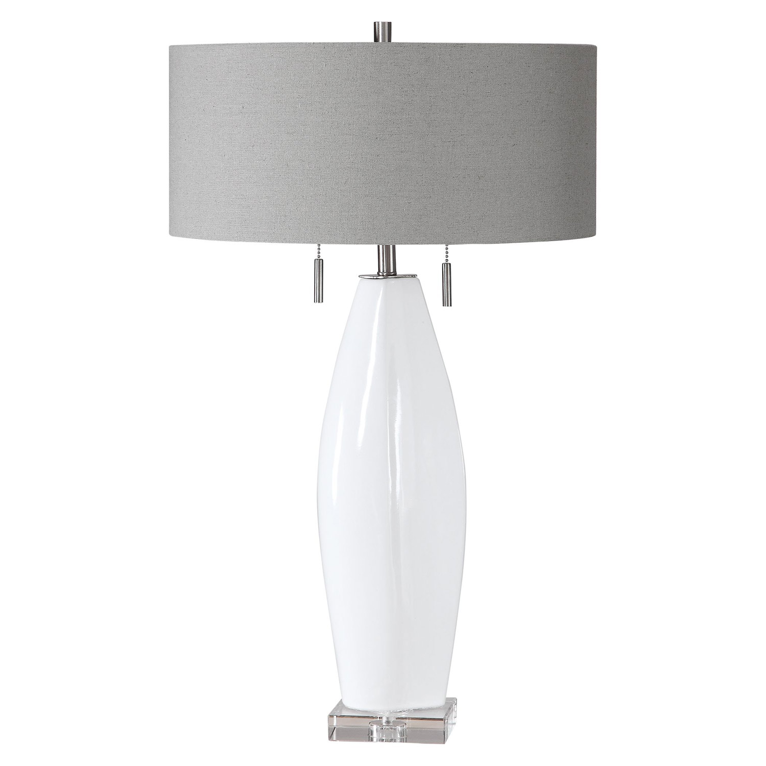 Uttermost Laurie Table Lamp - White Ceramic