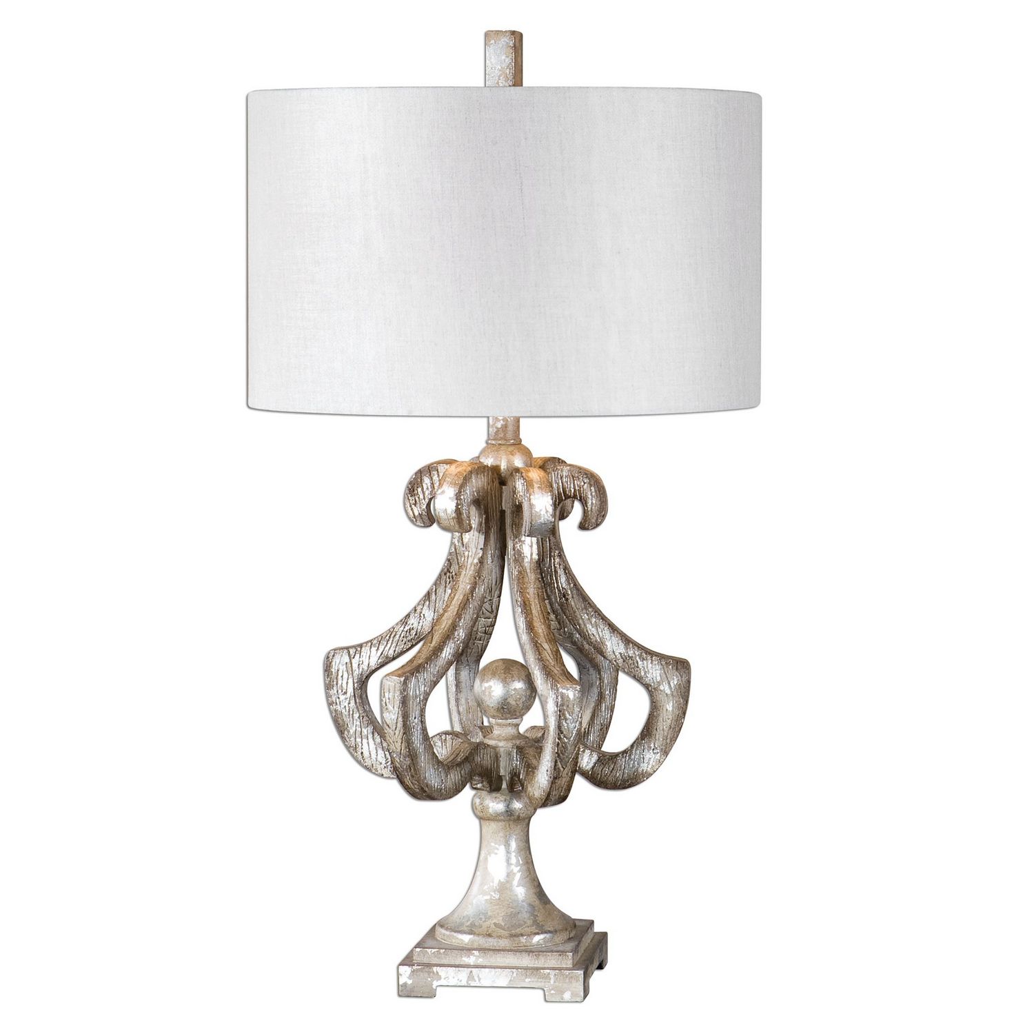 Uttermost Vinadio Table Lamp - Distressed Silver