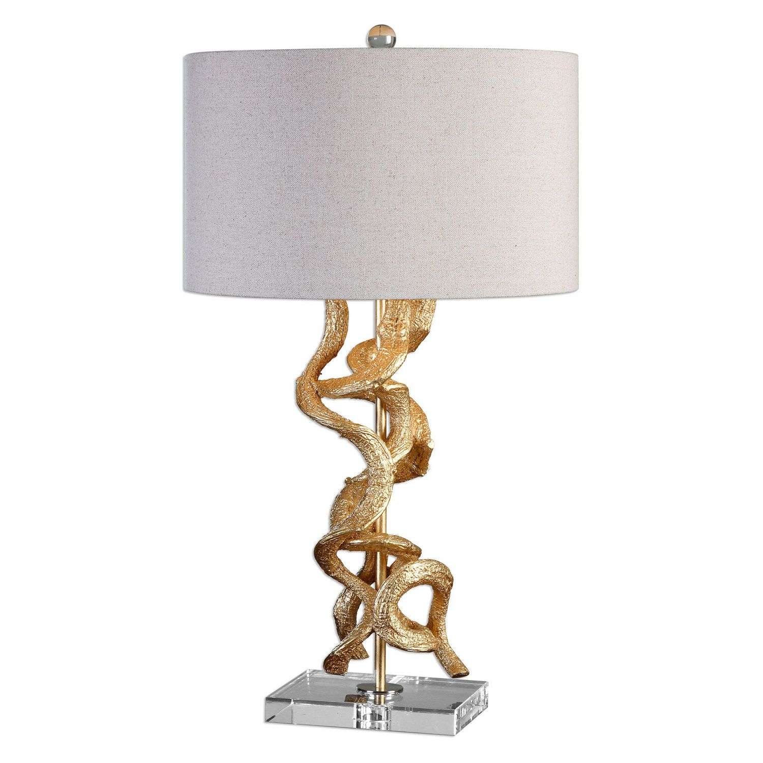 Uttermost Twisted Vines Table Lamp - Gold