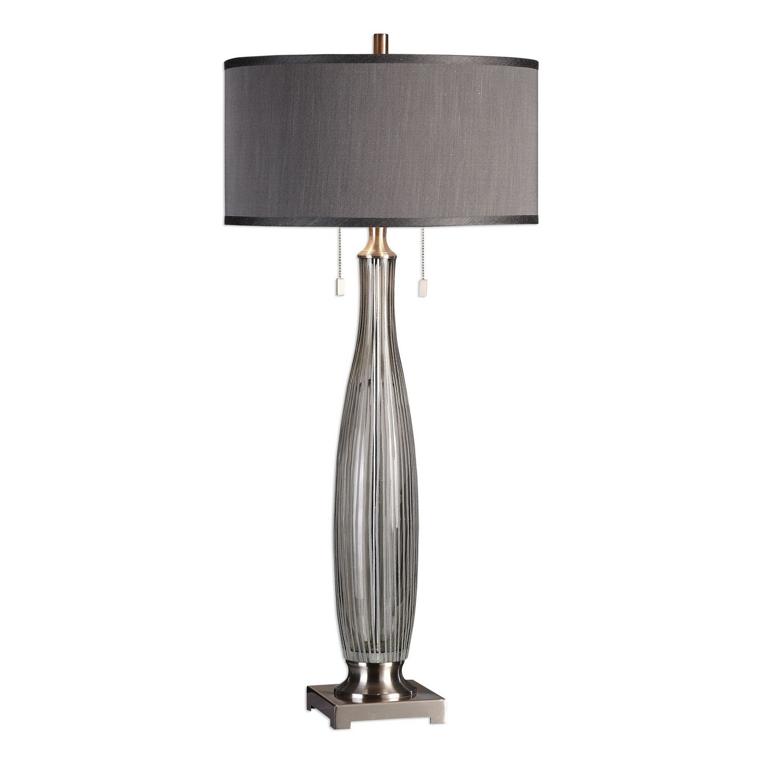 Uttermost Coloma Glass Table Lamp - Gray