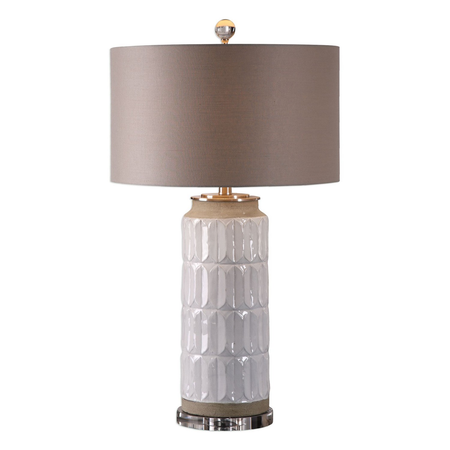 Uttermost Athilda Table Lamp - Gloss White