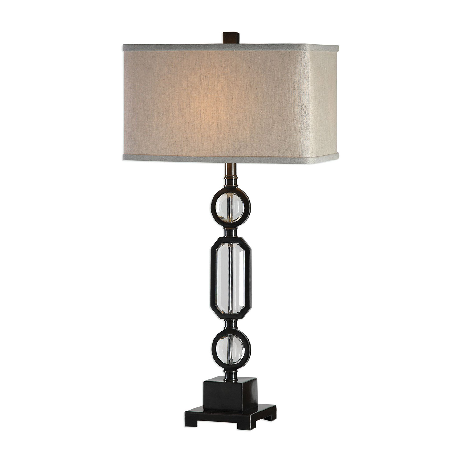 Uttermost Jugovo Lamp - Bronze and Crystal