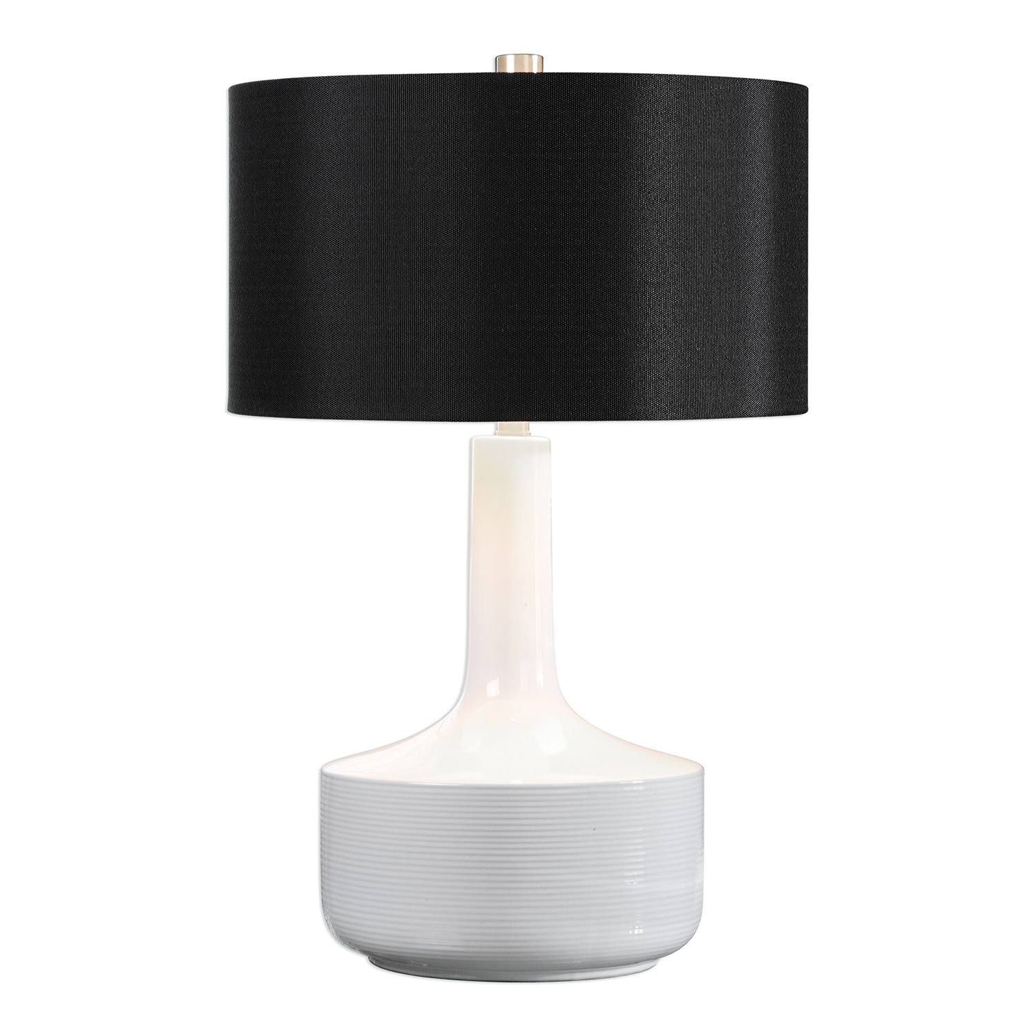 Uttermost Drenova Modern Table Lamp - White