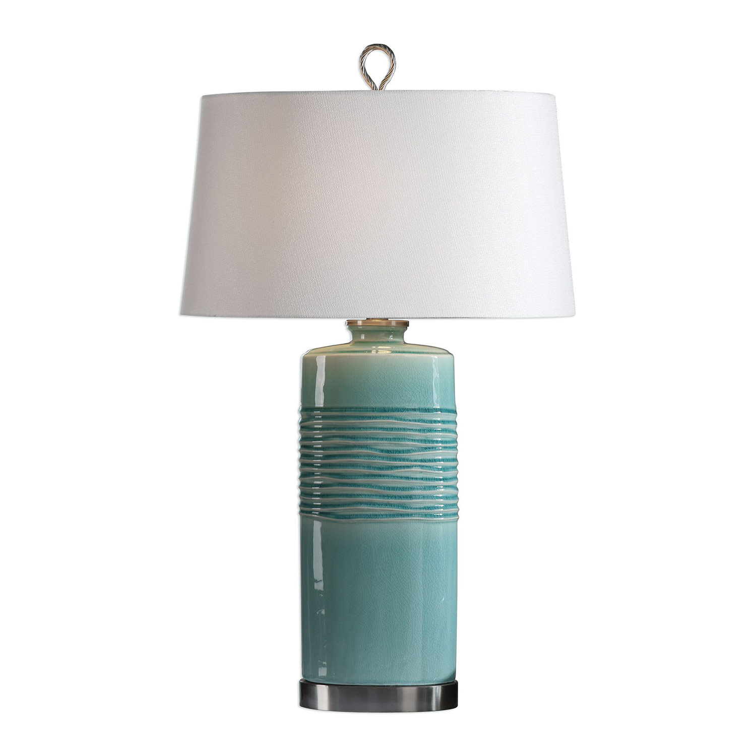Uttermost Rila Table Lamp - Distressed Teal