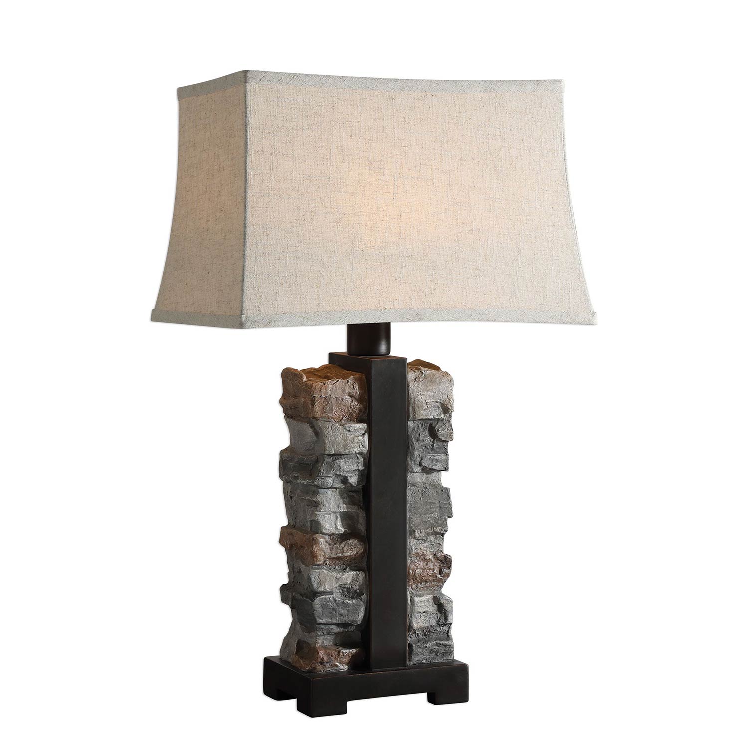 Uttermost Kodiak Lamp - Stacked Stone