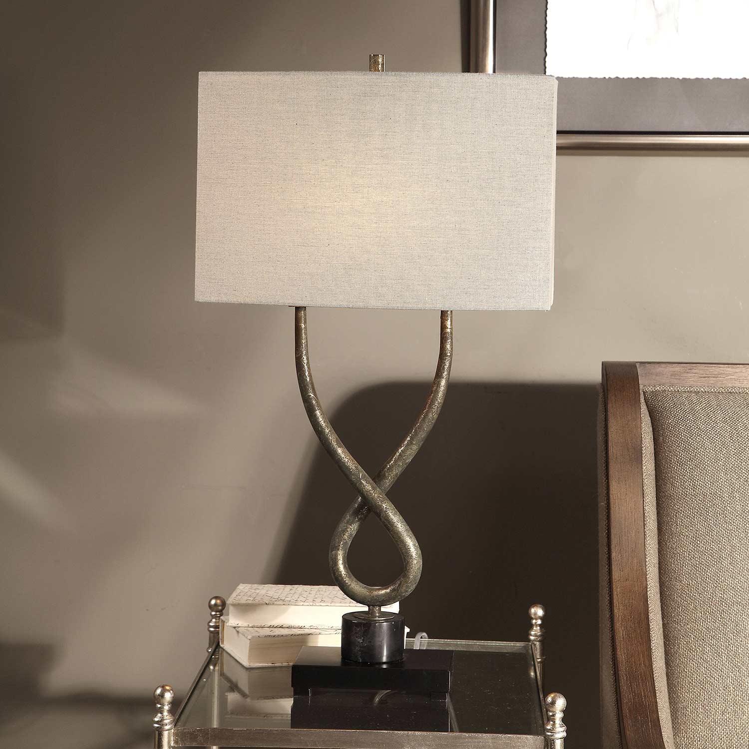 Uttermost Talema Lamp - Aged Silver