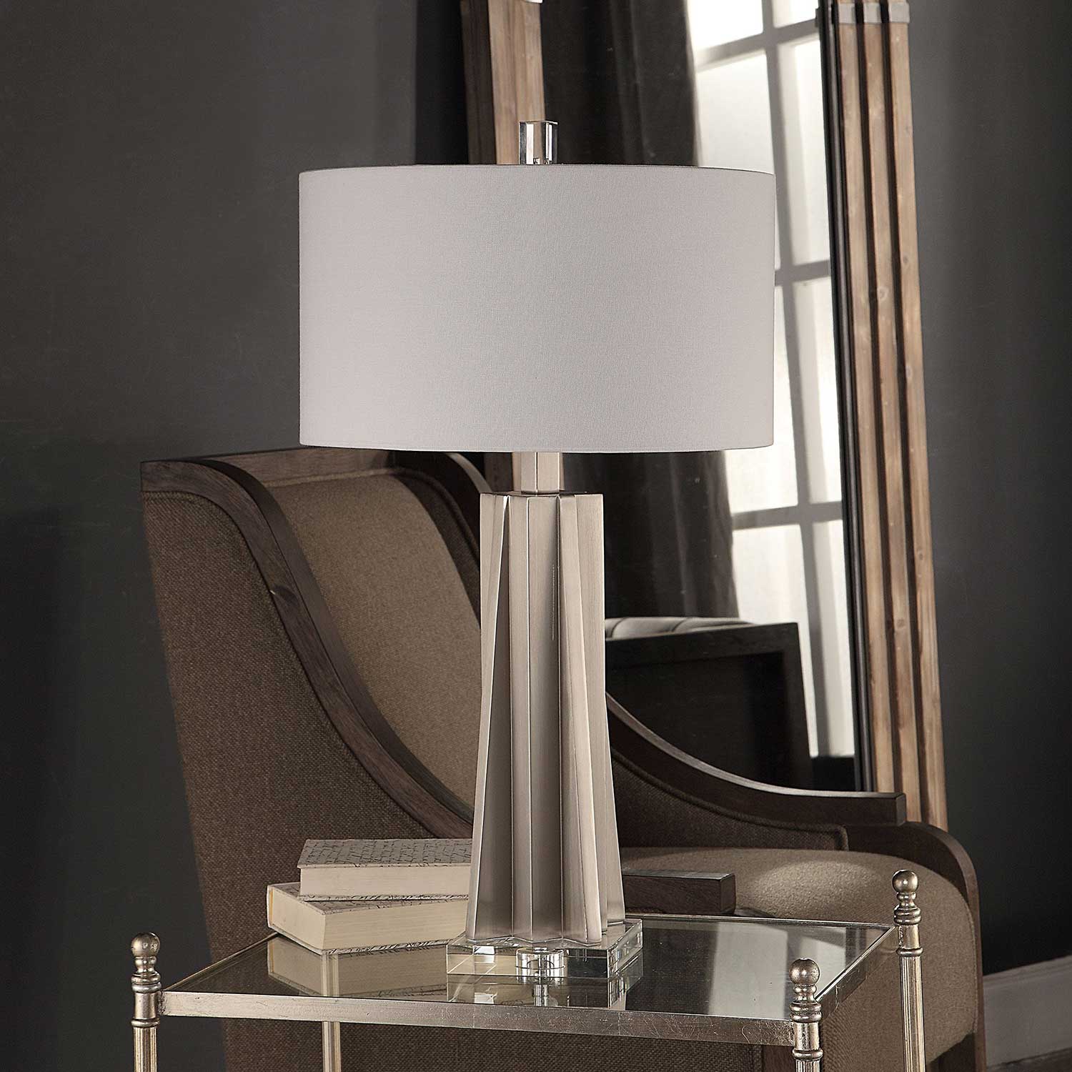 Uttermost Trinculo Lamp - Brushed Nickel
