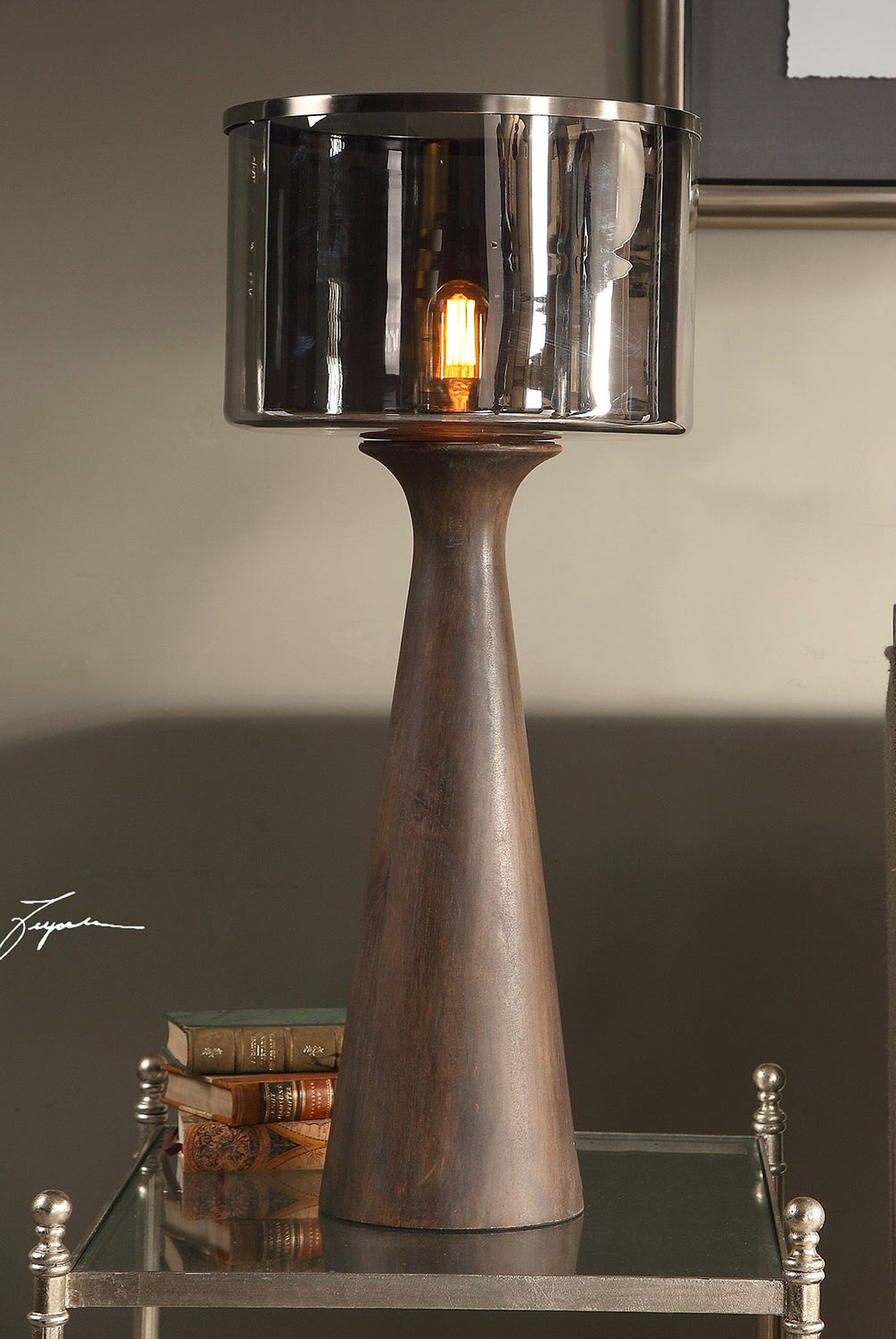 Uttermost Fernando Table Lamp - Walnut