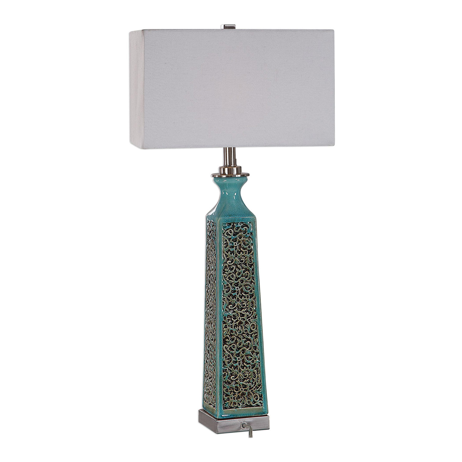 Uttermost Camille Table Lamp - Turquoise