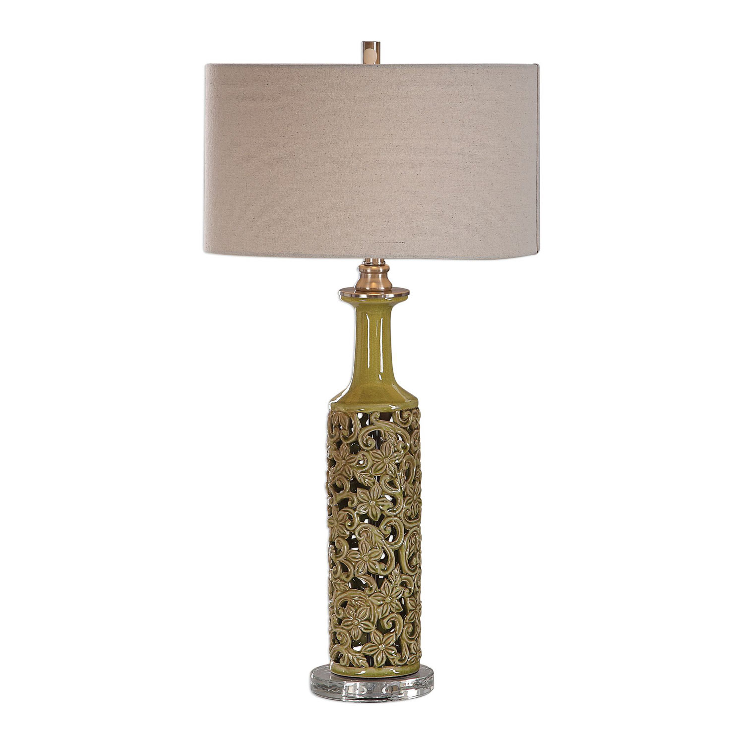 Uttermost Nellie Table Lamp - Yellow-Green