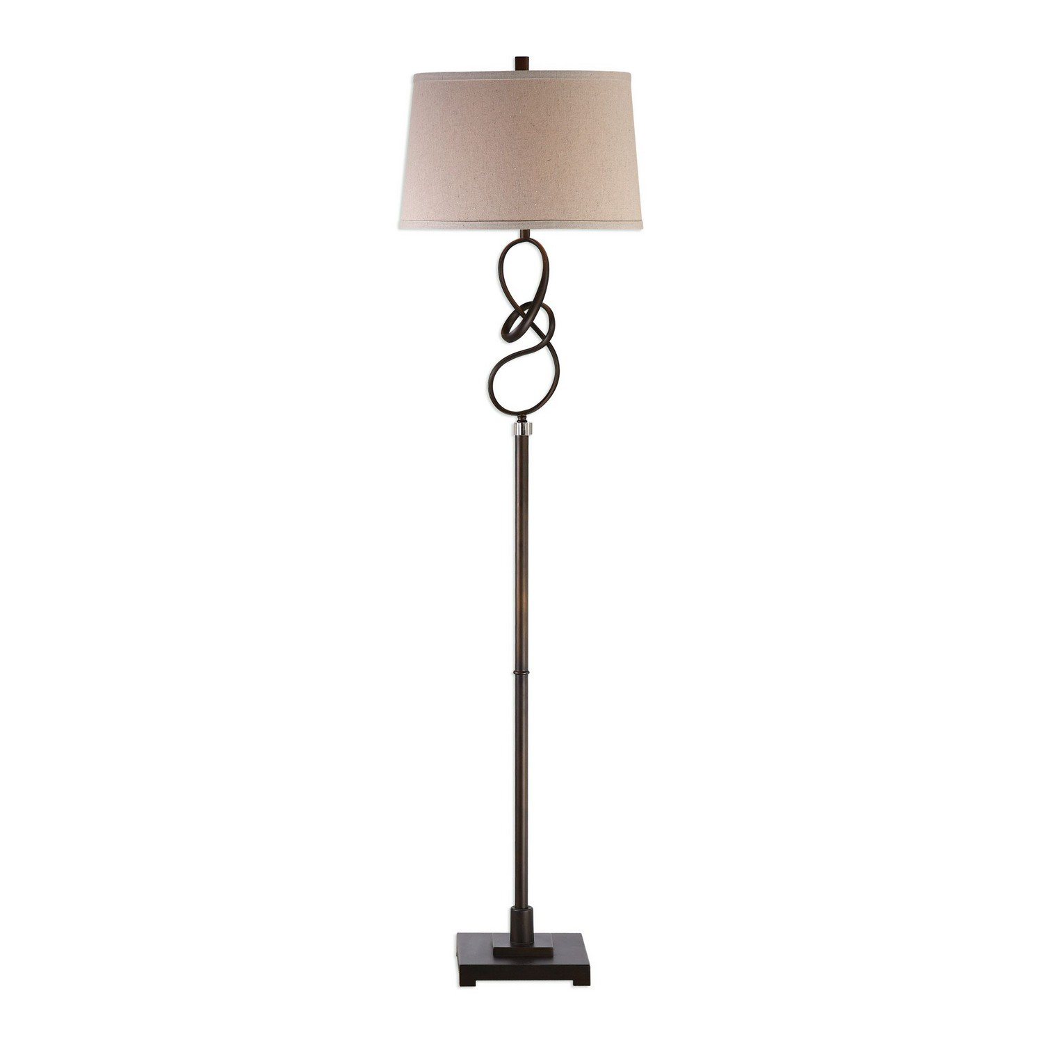 Uttermost Tenley Floor Lamp - Twisted Bronze