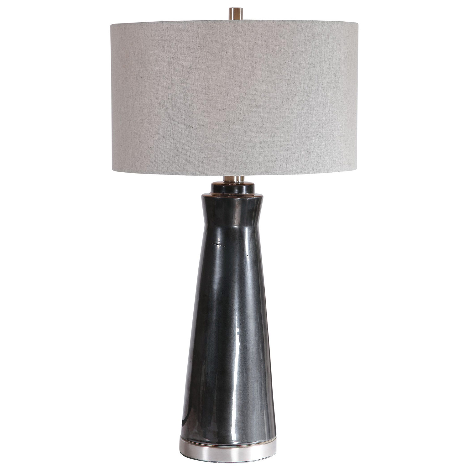 Uttermost Arlan Table Lamp - Dark Charcoal