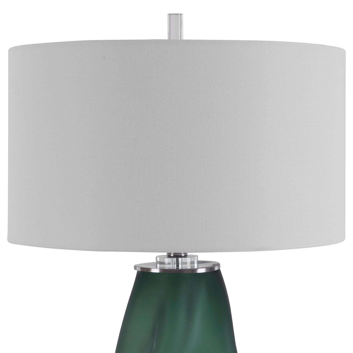 Uttermost Esmeralda Glass Table Lamp - Green
