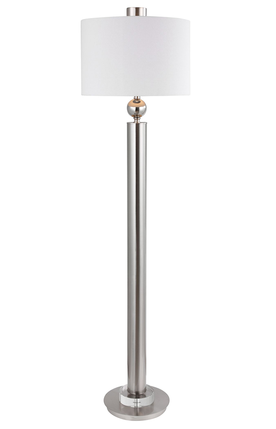 Uttermost Silverton Floor Lamp - Brushed Nickel