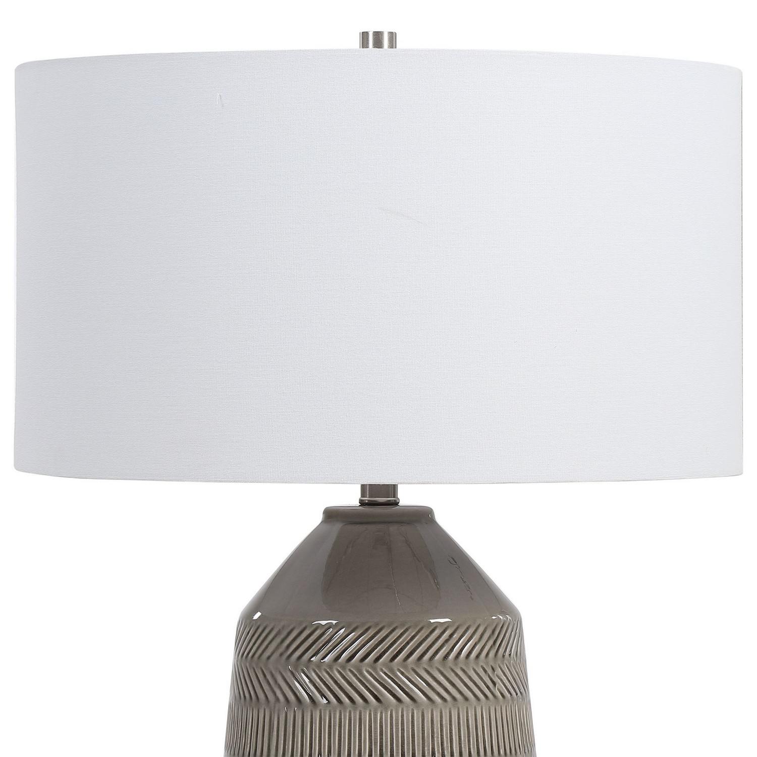 Uttermost Rewind Table Lamp - Gray