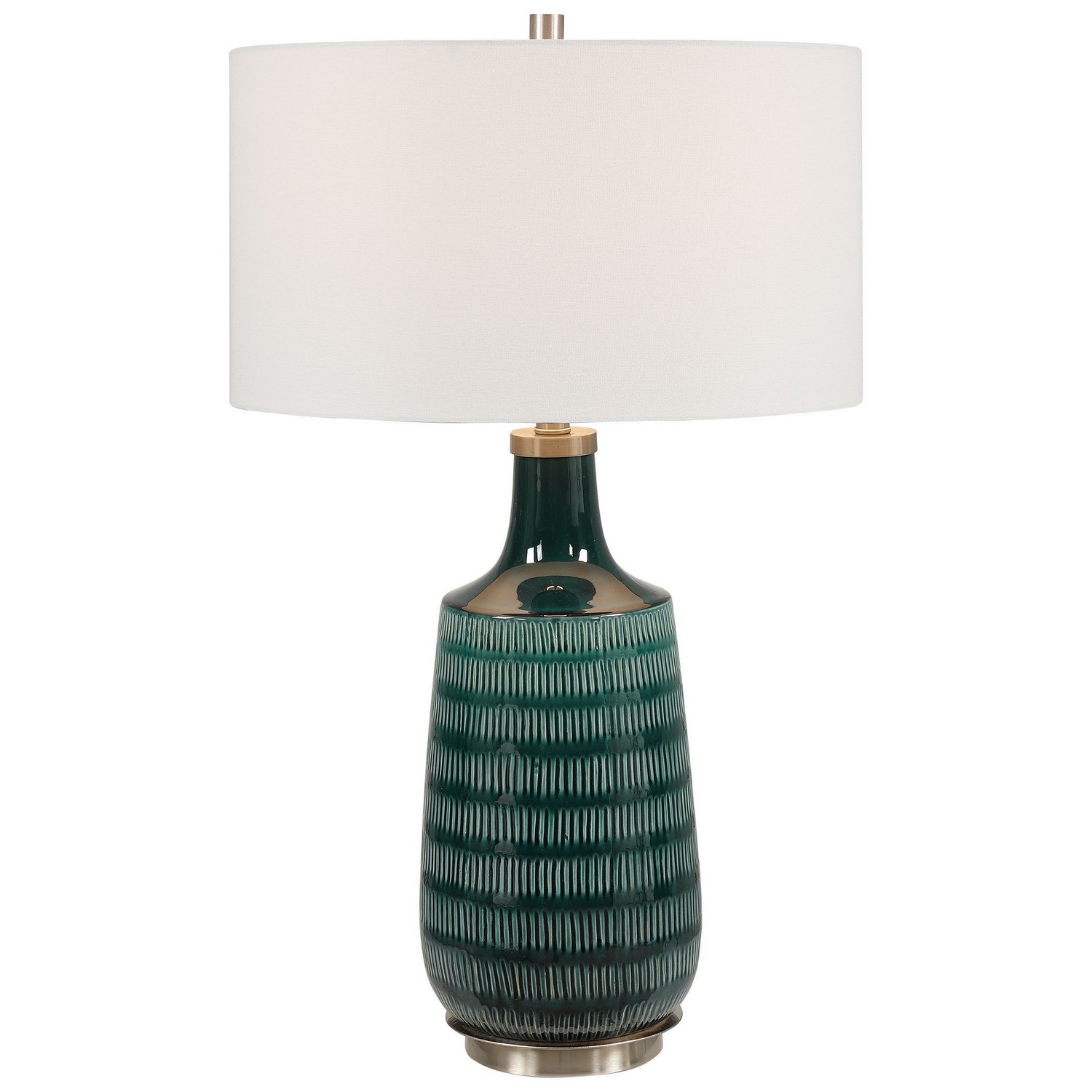 Uttermost Scouts Table Lamp - Deep Green