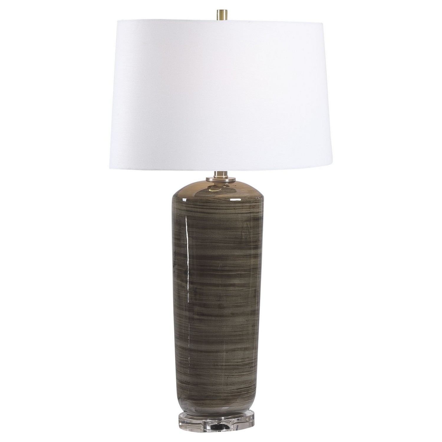 Uttermost Ebon Table Lamp - Charcoal