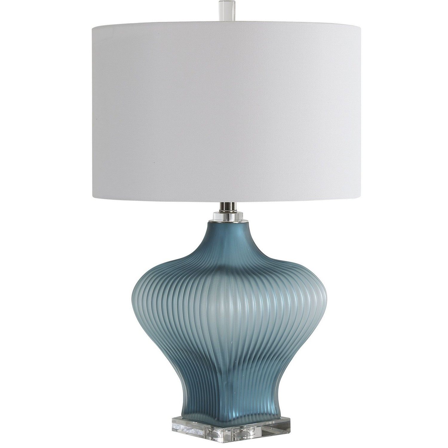 Uttermost Marjorie Frosted Table Lamp - Turquoise