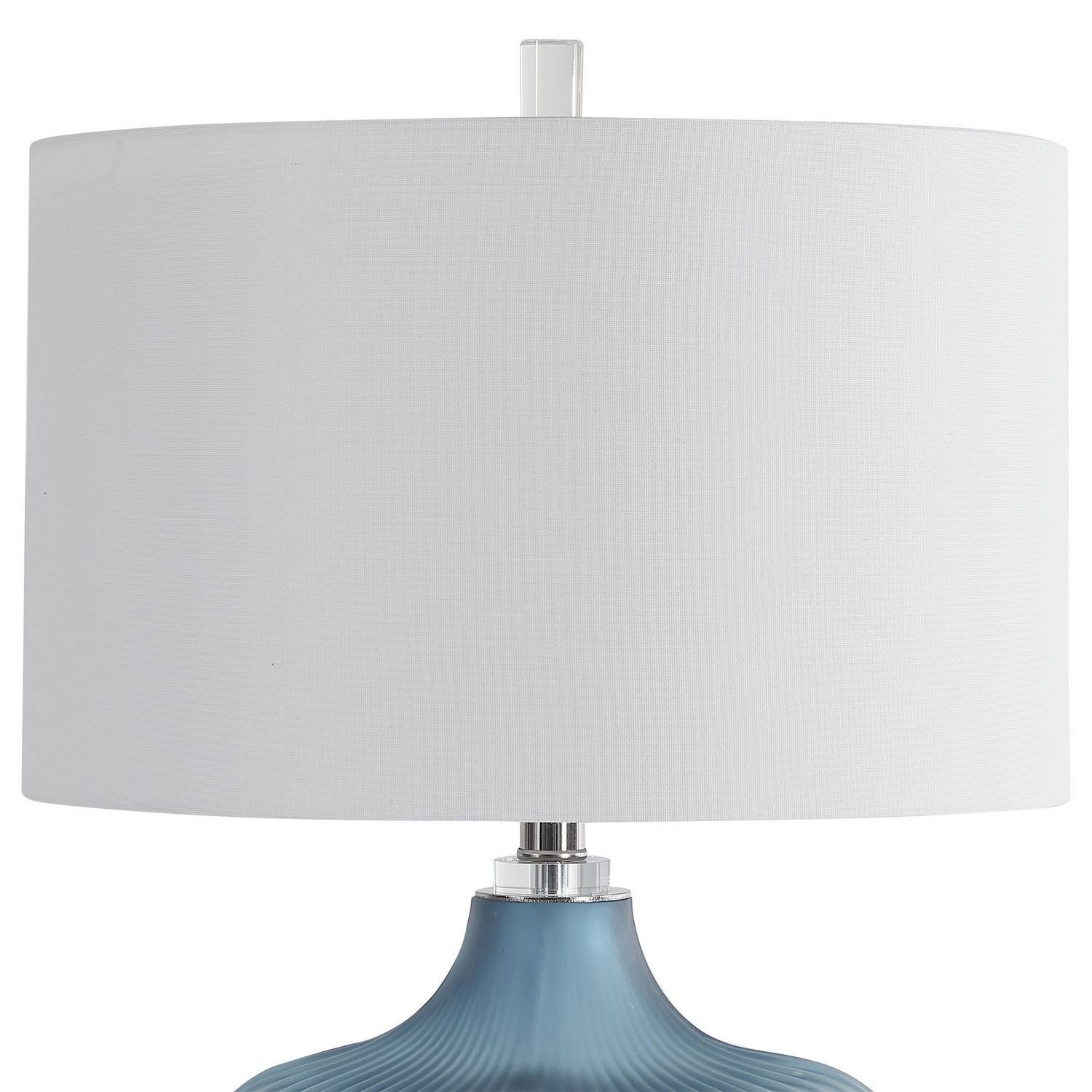 Uttermost Marjorie Frosted Table Lamp - Turquoise