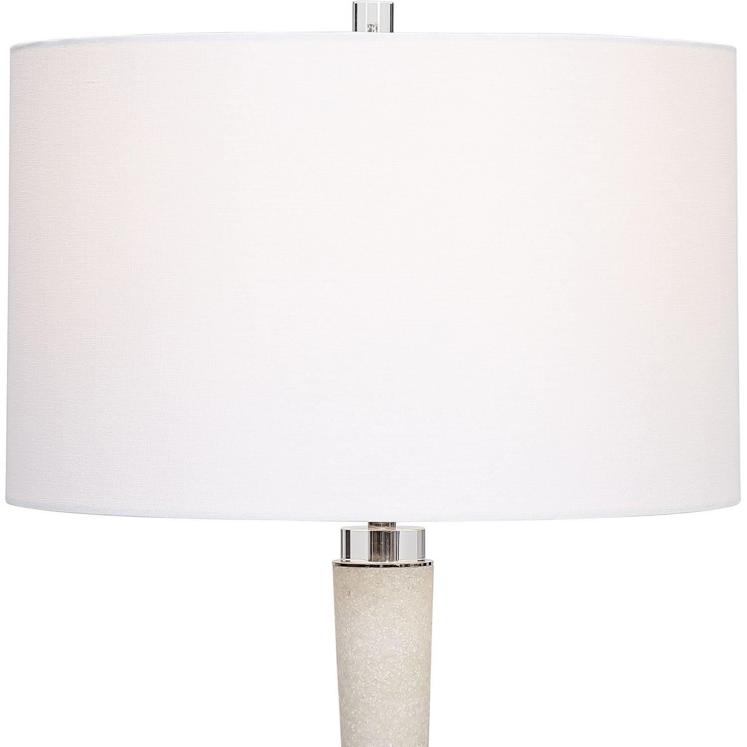 Uttermost Kently Marble Table Lamp - White