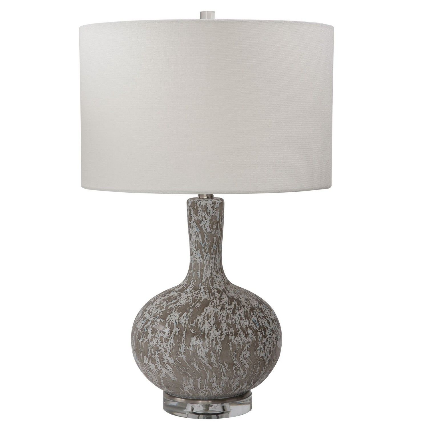 Uttermost Turbulence Table Lamp - Distressed White