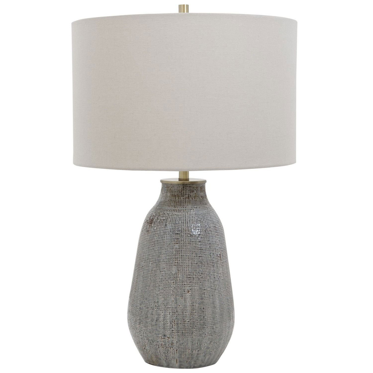 Uttermost Monacan Table Lamp - Gray Textured