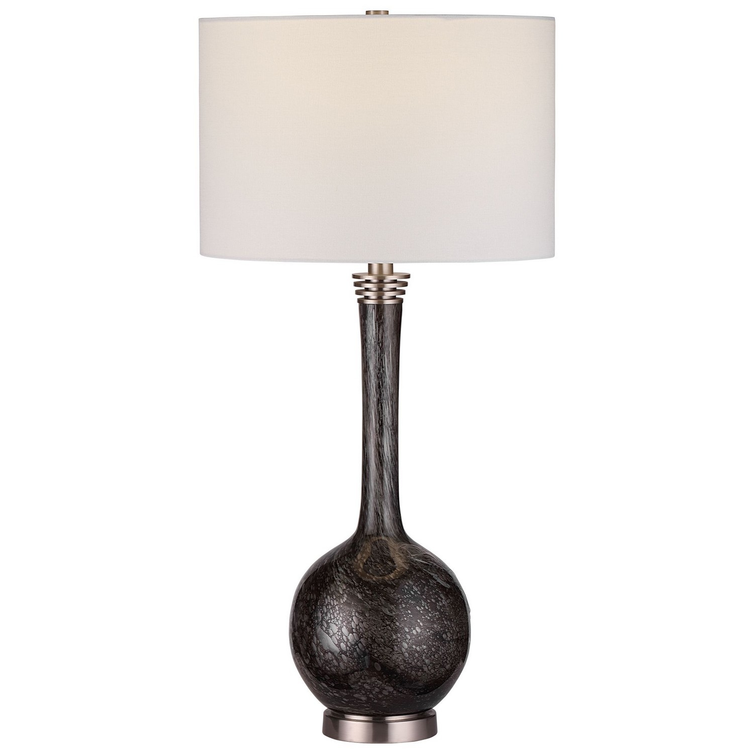 Uttermost Cosmos Glass Buffet Lamp - Charcoal