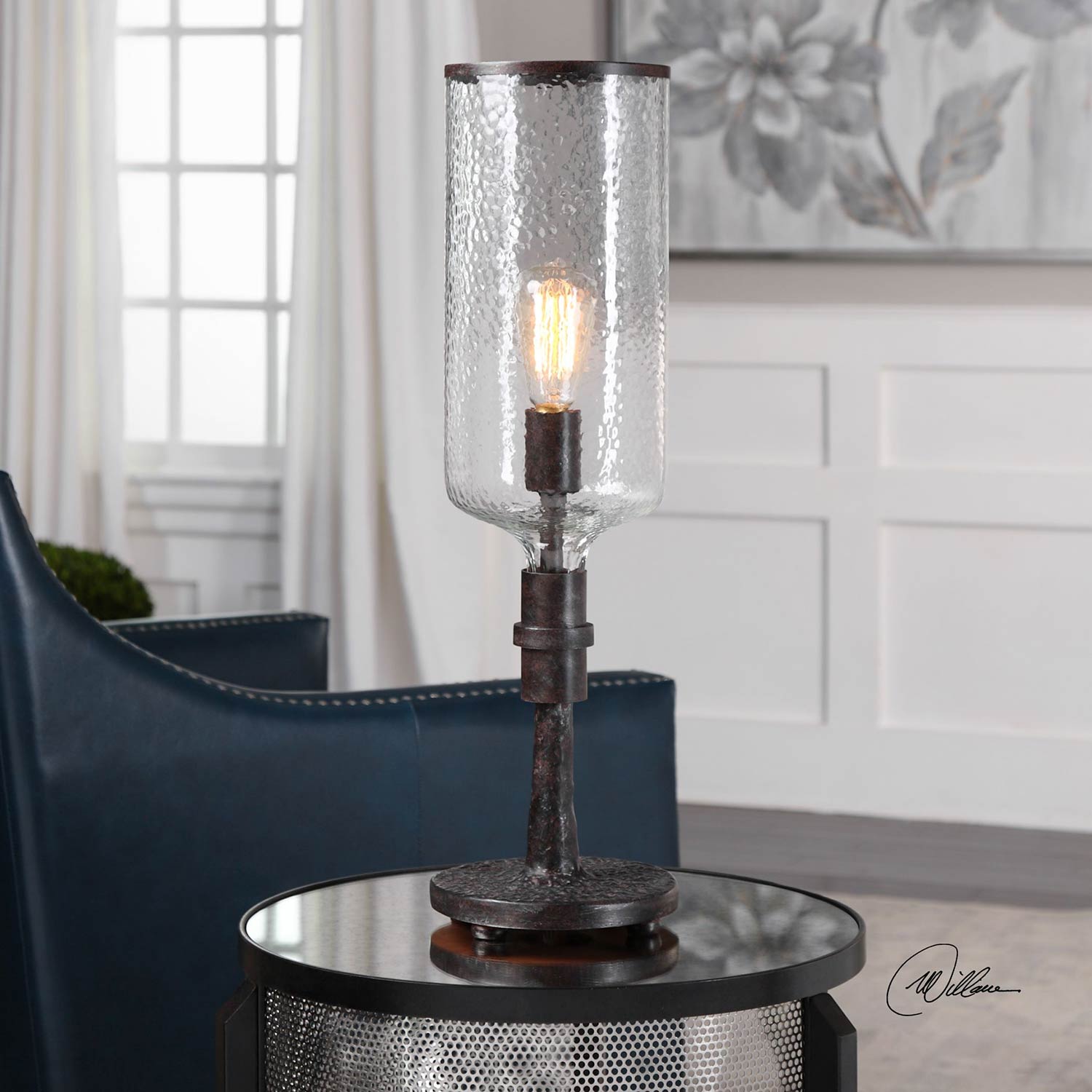Uttermost Hadley Old Industrial Accent Lamp
