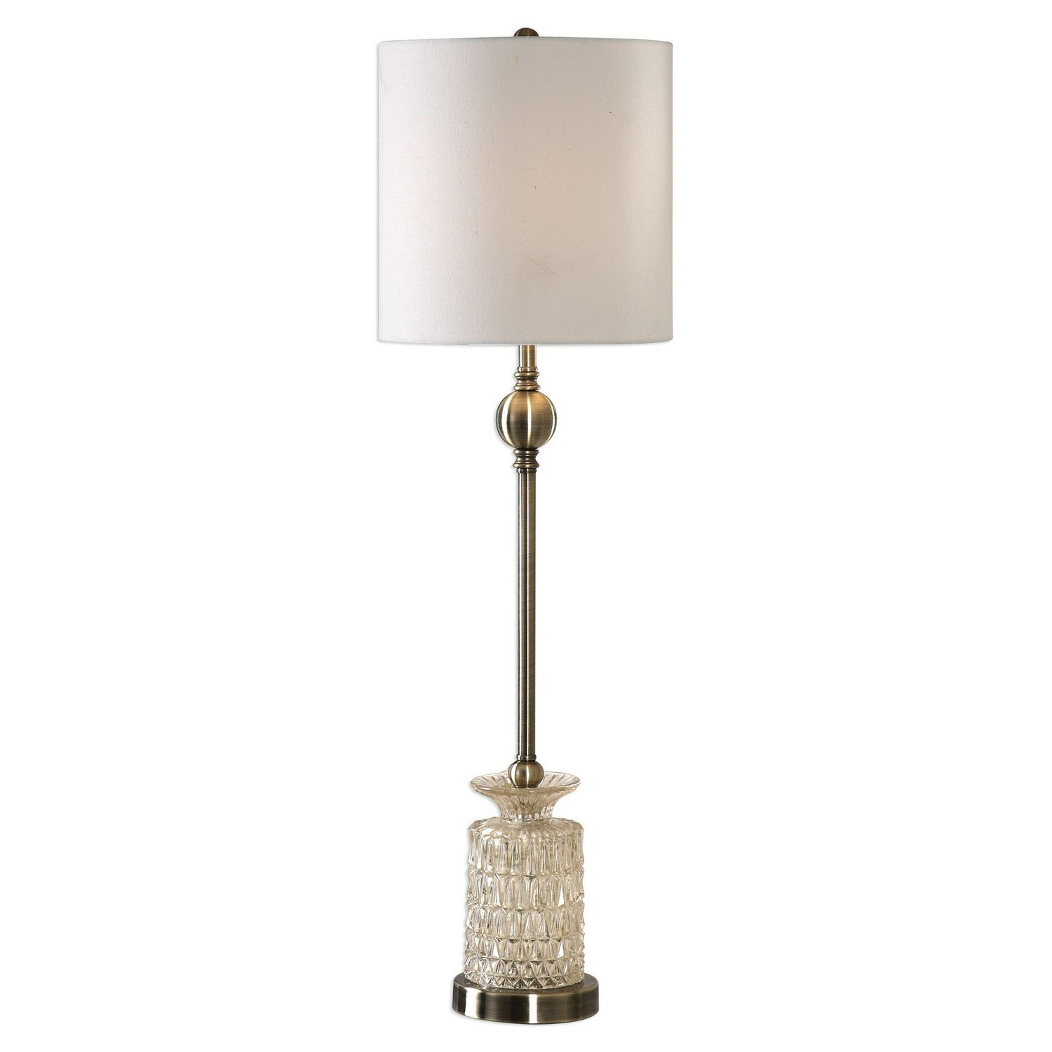 Uttermost Flaviana Buffet Lamp - Antique Brass