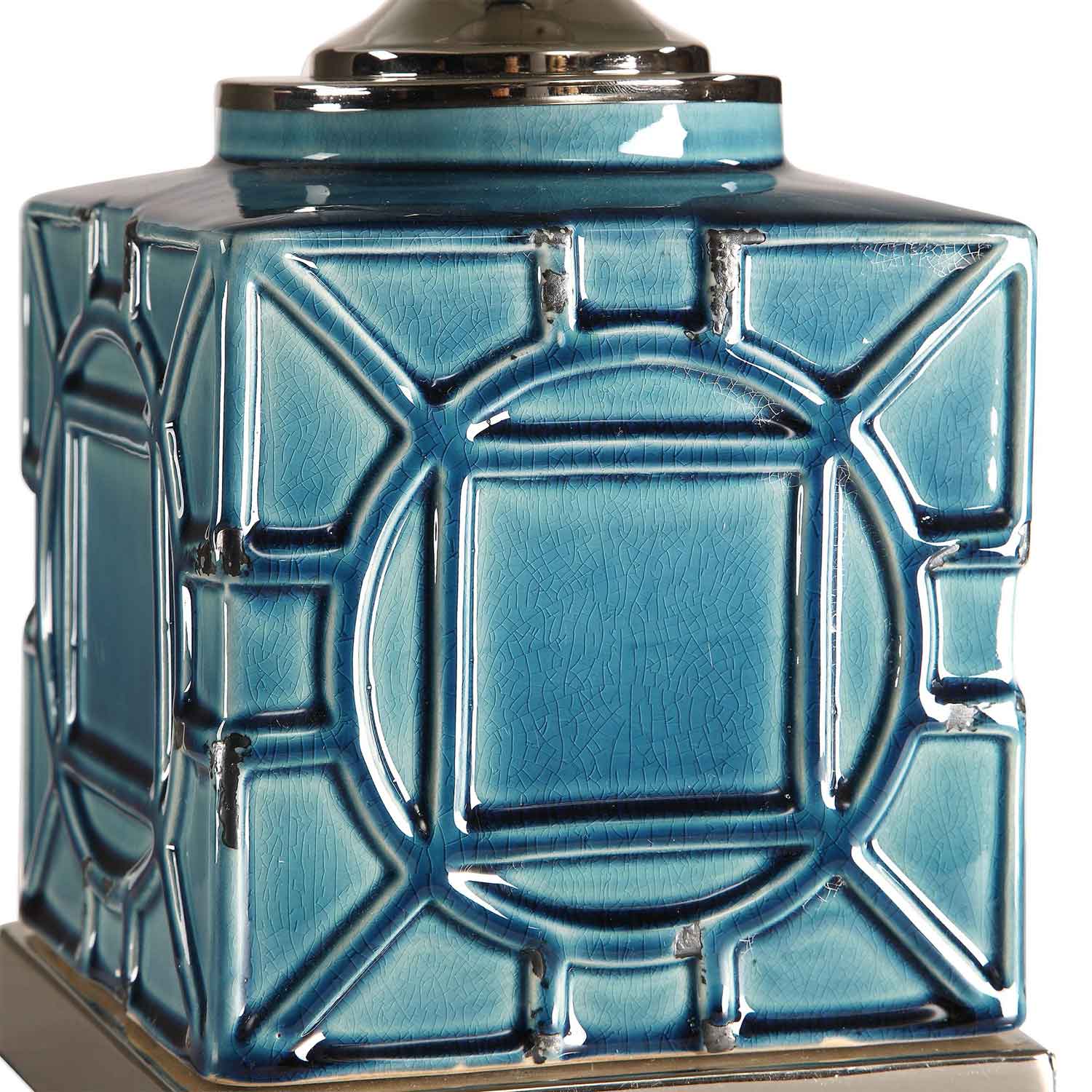 Uttermost Pacorro Lamp - Crackled Blue