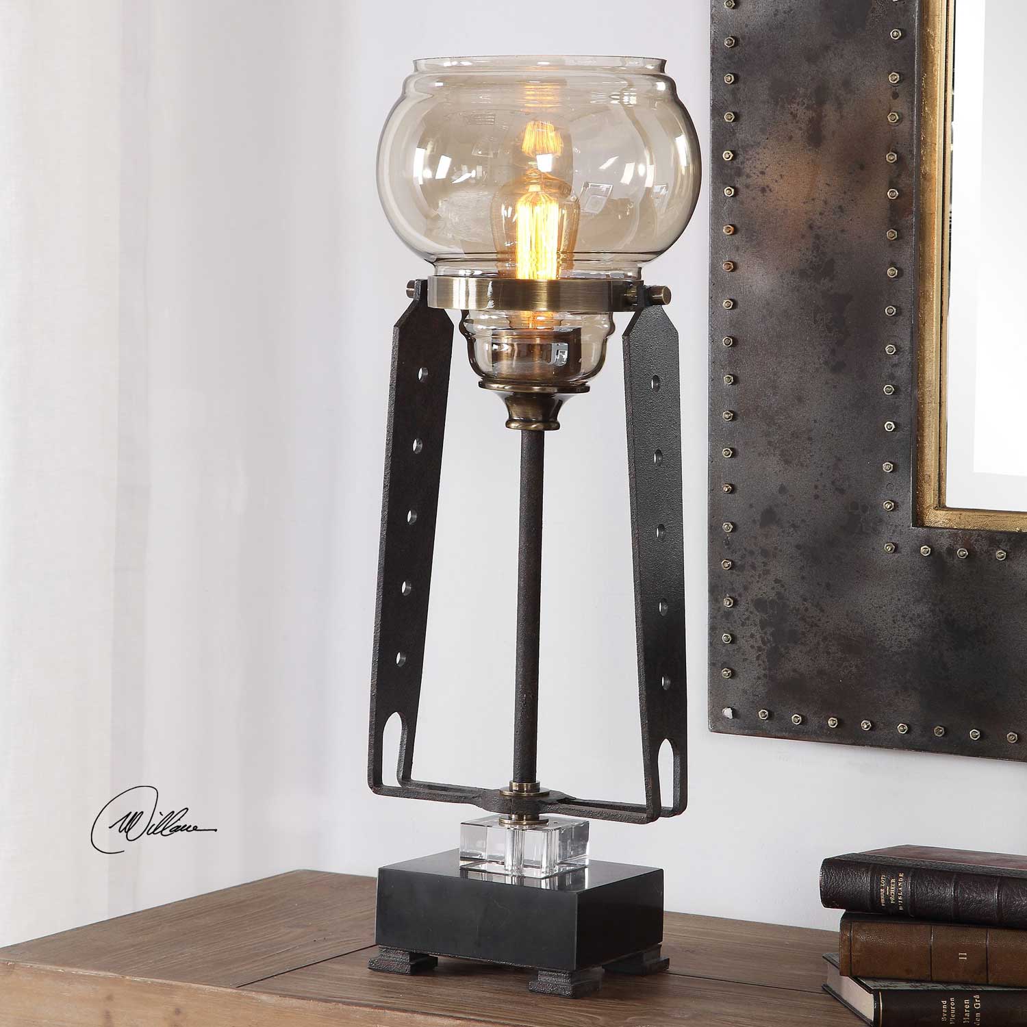Uttermost Curie Industrial Accent Lamp