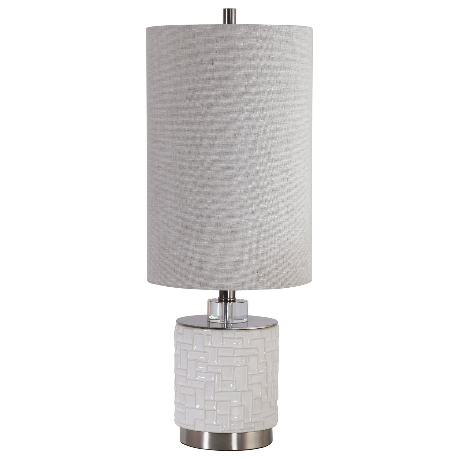 Uttermost Elyn Accent Lamp - Glossy White