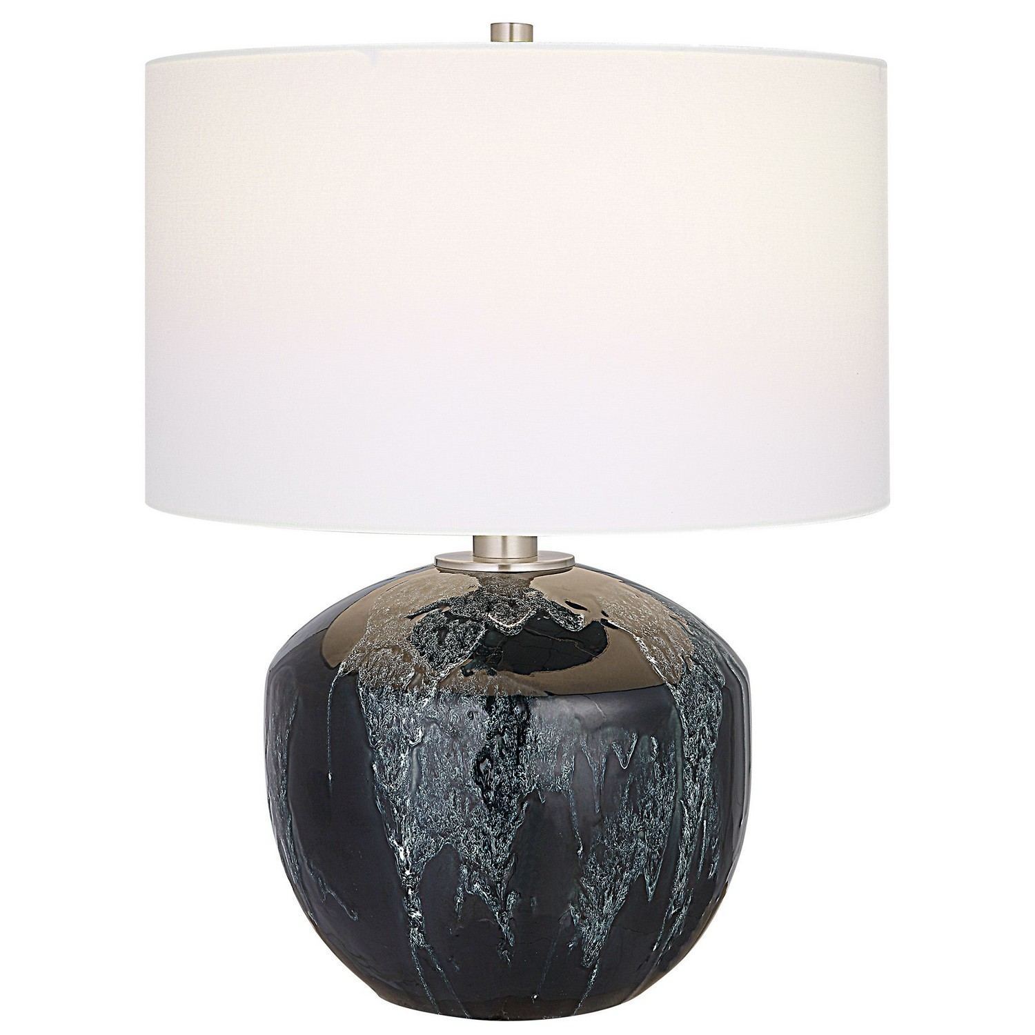 Uttermost Highlands Table Lamp - Deep Green