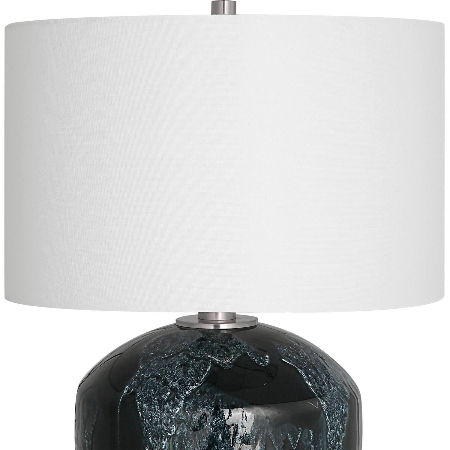 Uttermost Highlands Table Lamp - Deep Green