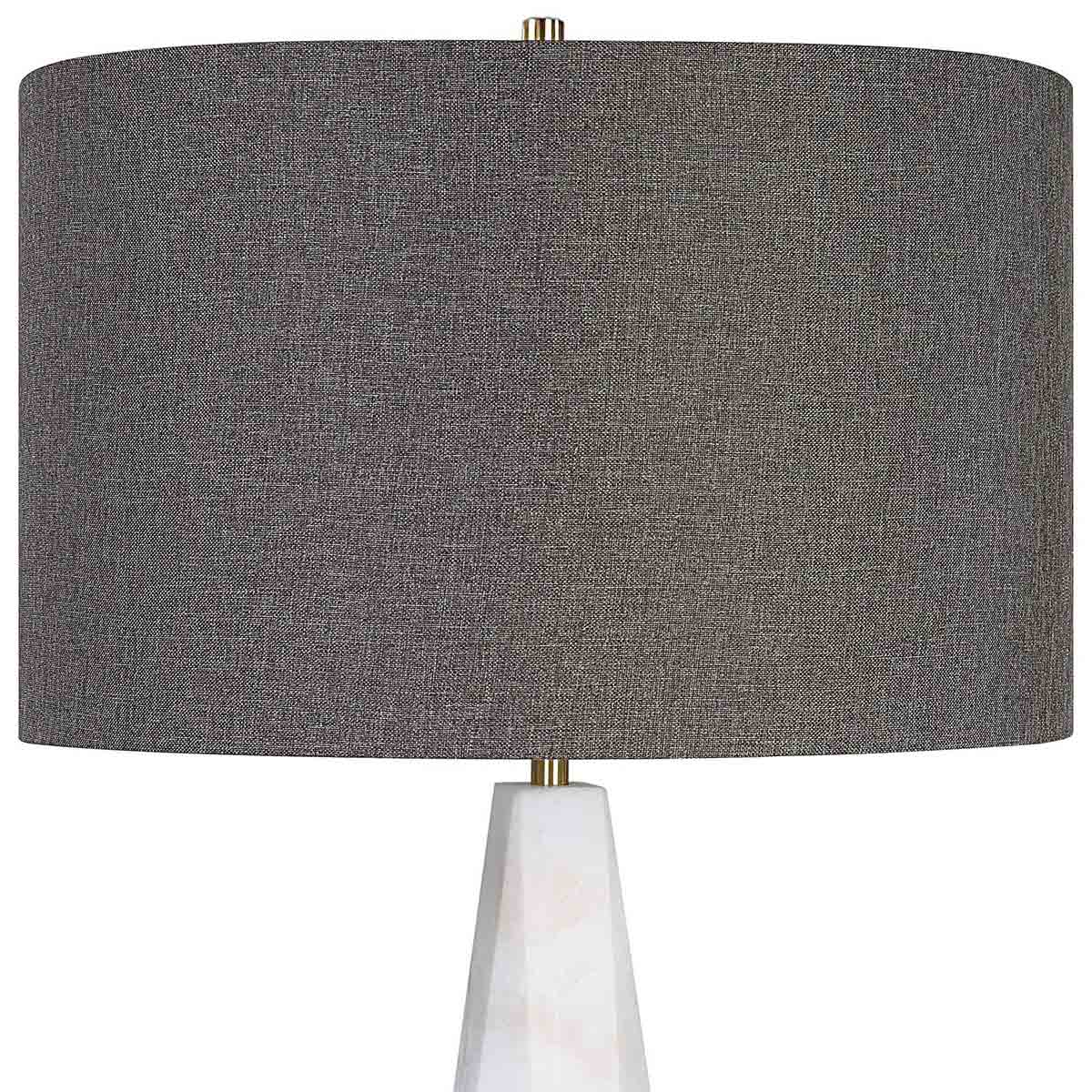 Uttermost Citadel Table Lamp - White Marble