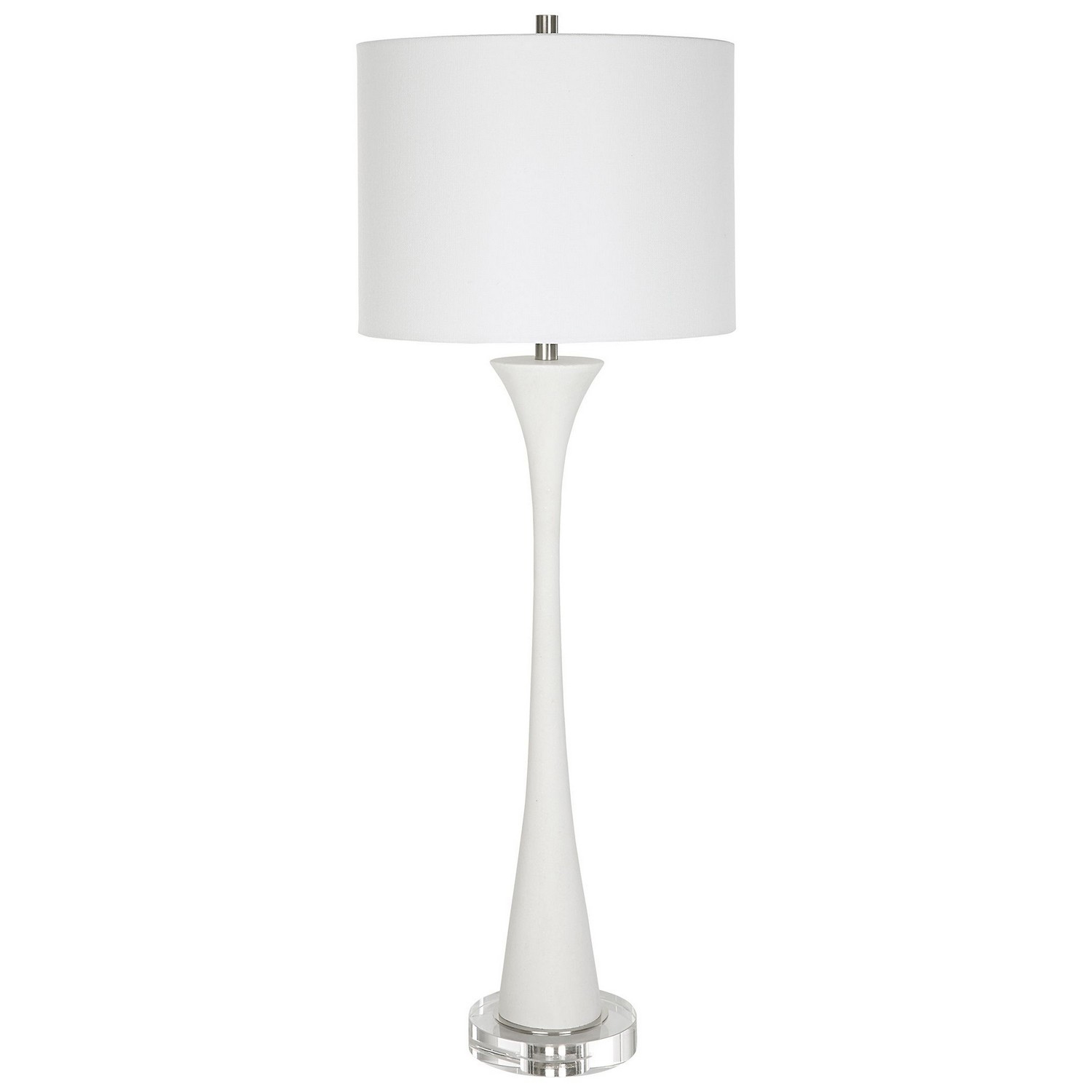 Uttermost Fountain Buffet Lamp - White Marble