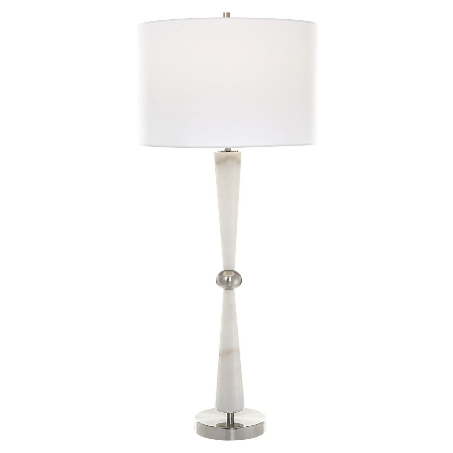 Uttermost Hourglass Table Lamp - White