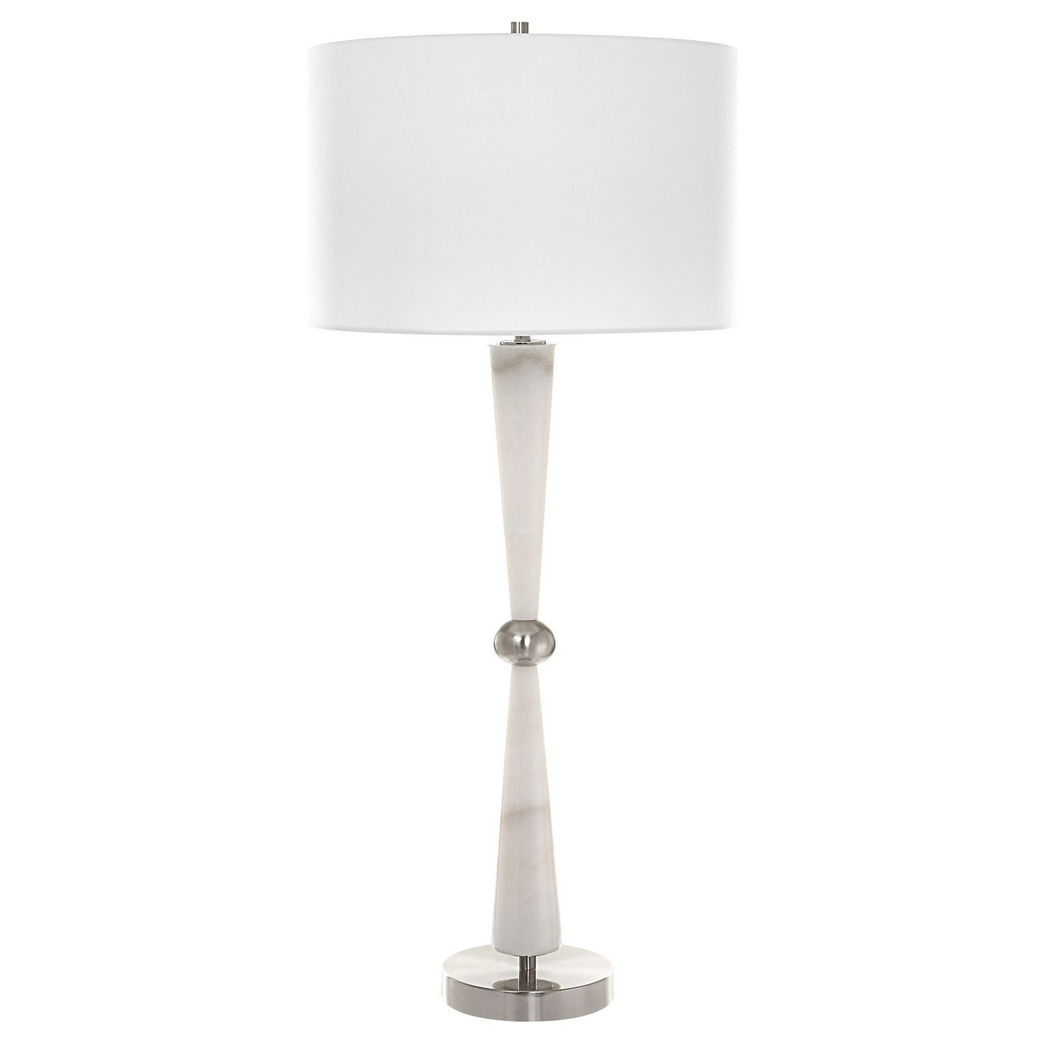 Uttermost Hourglass Table Lamp - White