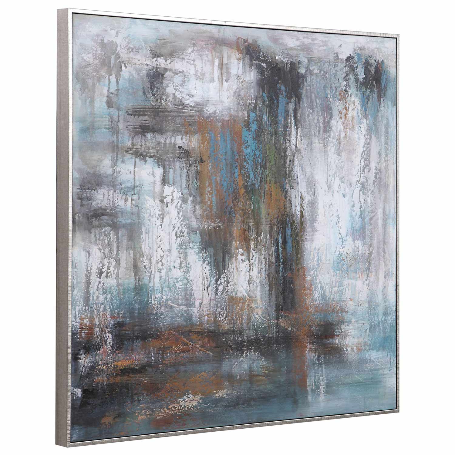 Uttermost Downpour Hand Painted Canvas