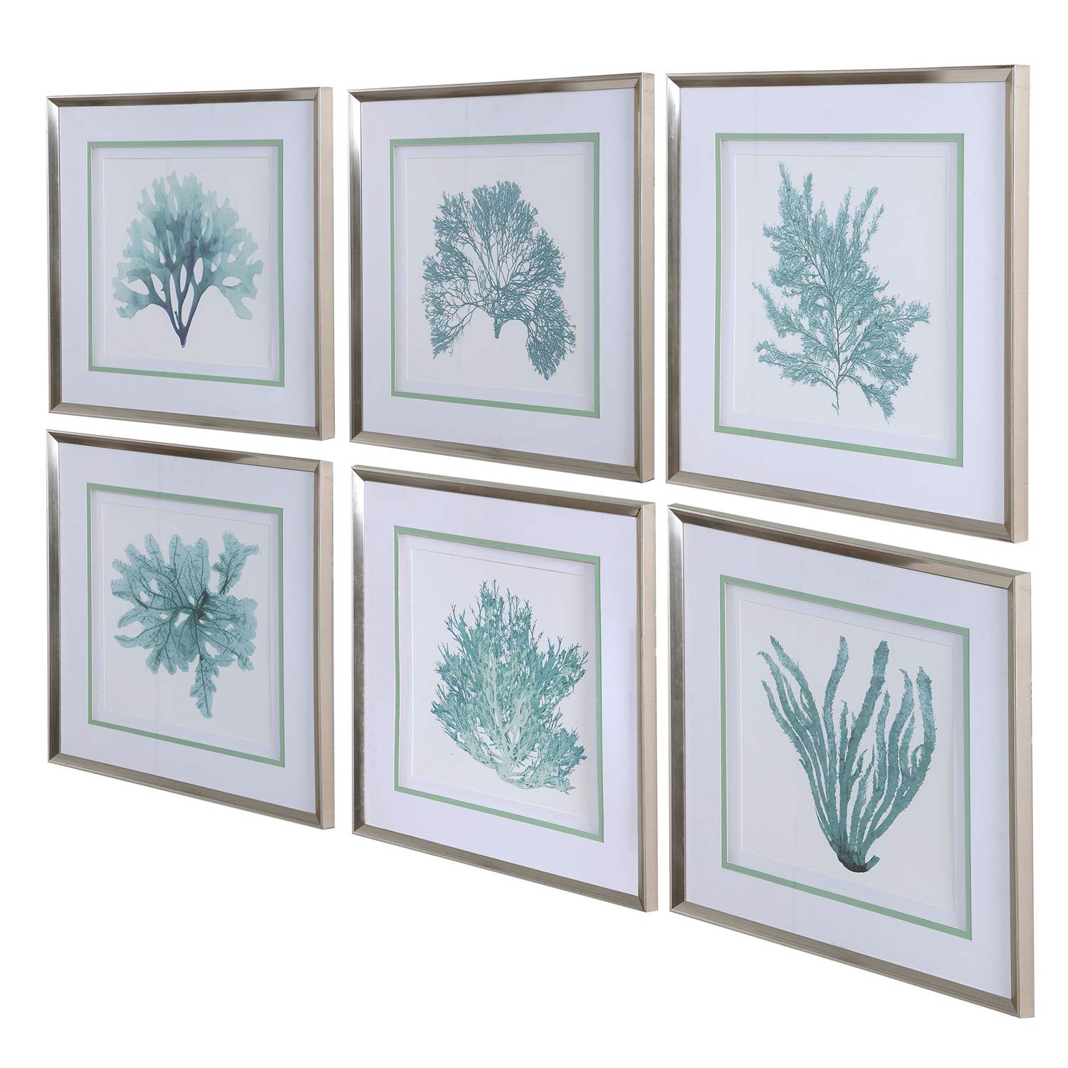 Uttermost Coral Reef Framed Prints - Set of 6