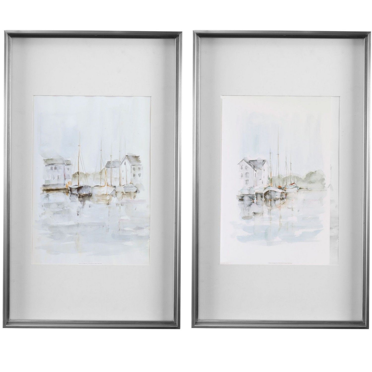 Uttermost New England Port Framed Prints - Set of 2