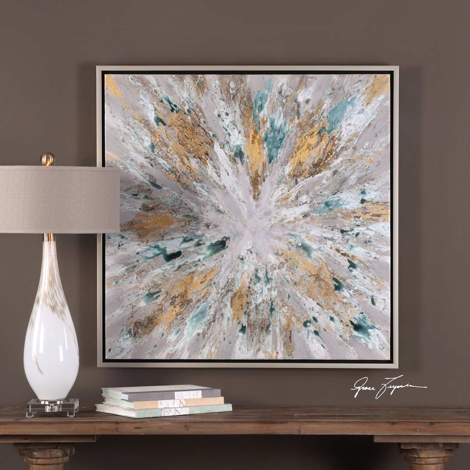 Uttermost Exploding Star Modern Abstract Art