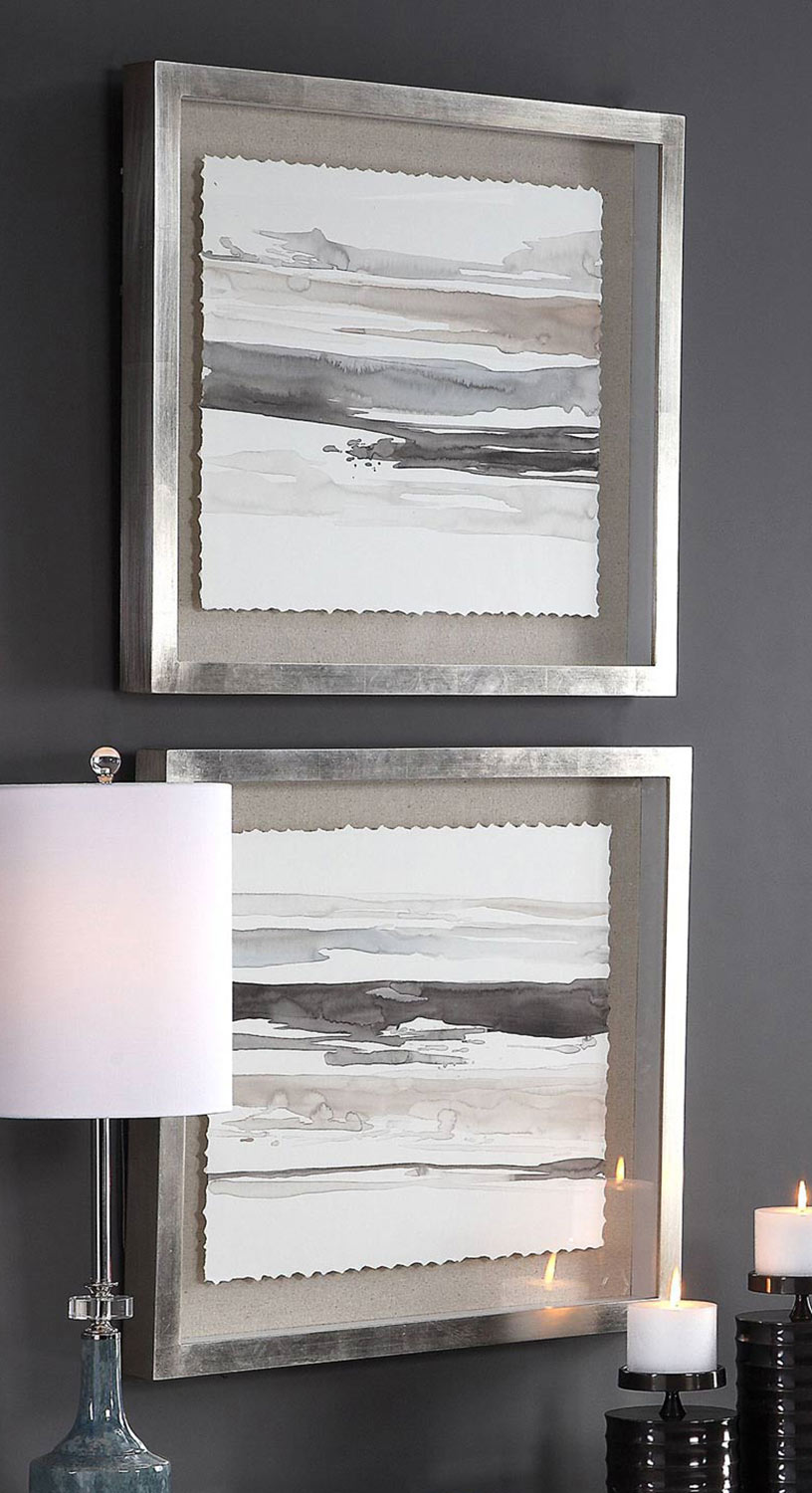 Uttermost Neutral Landscape Framed Prints - Set of 2