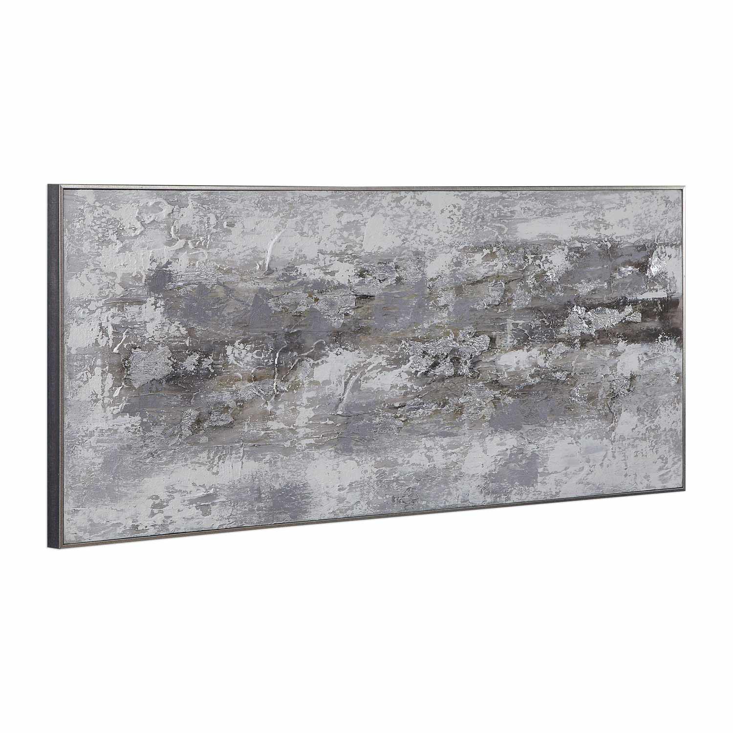 Uttermost Weathered Stone Hand Painted Canvas