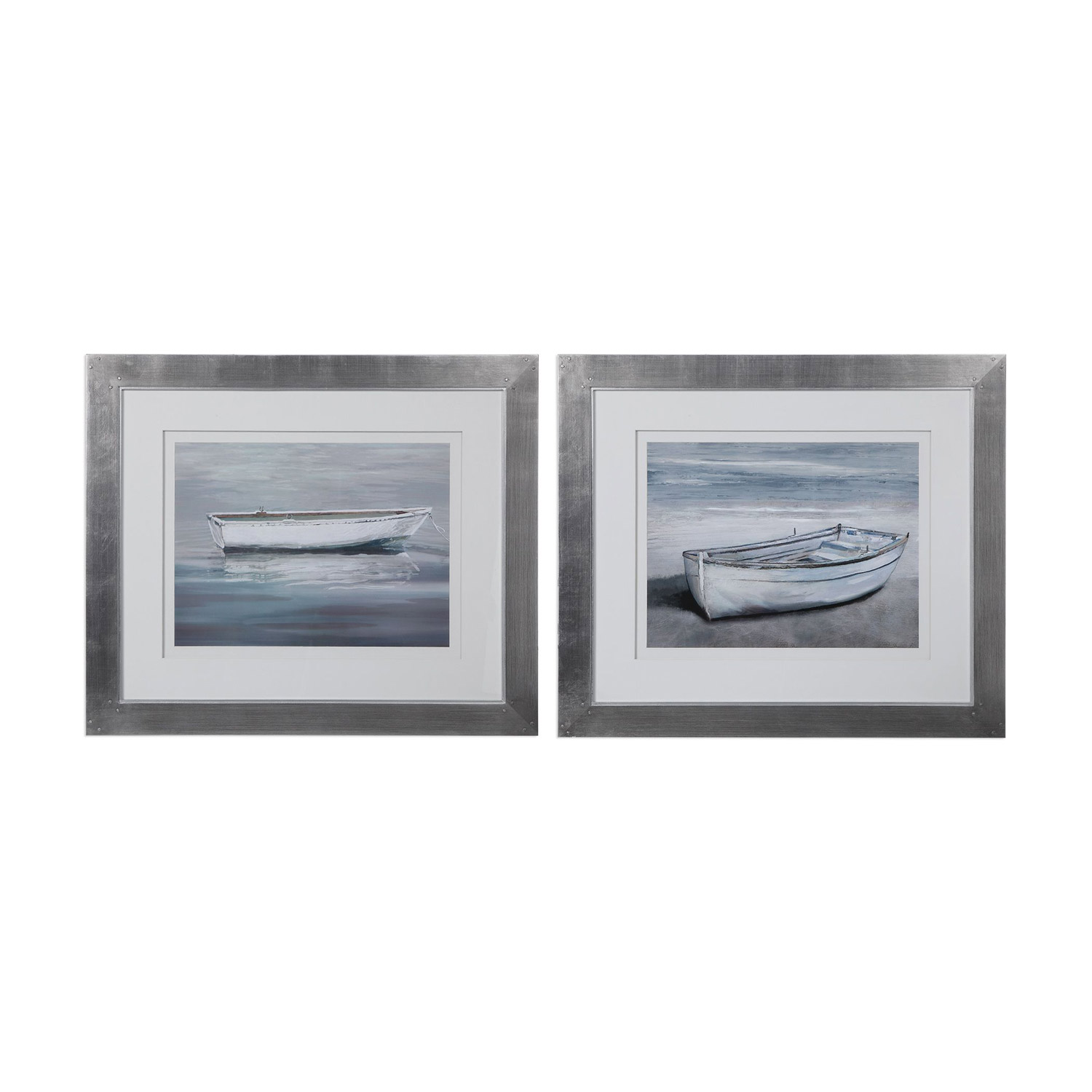 Uttermost Anchored By The Beach Framed Prints - Set of 2