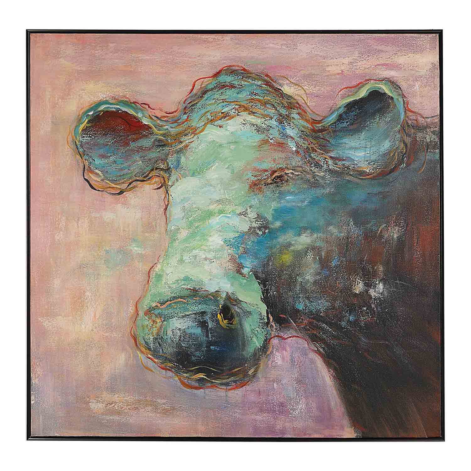 Uttermost Matty The Cow Animal Art
