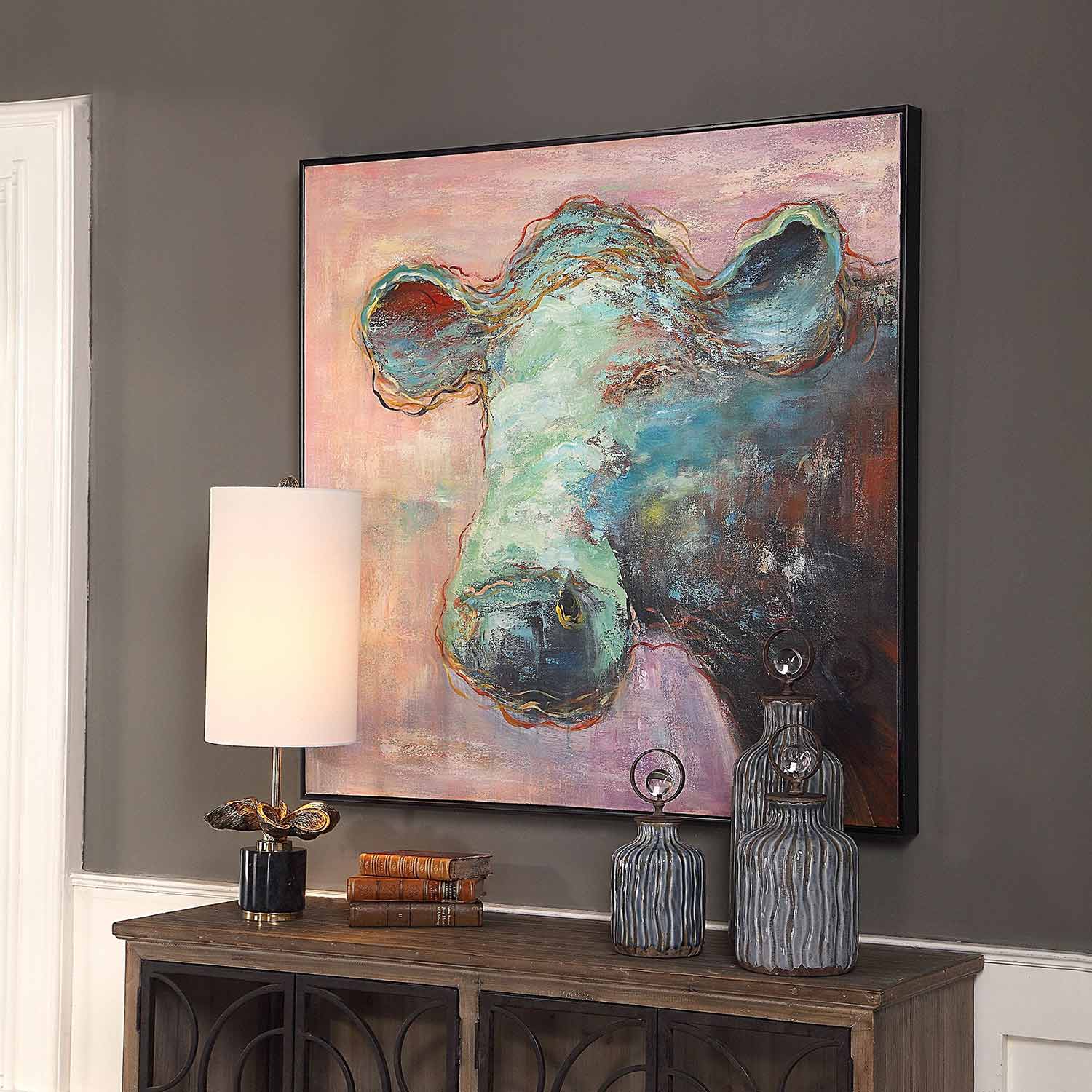 Uttermost Matty The Cow Animal Art