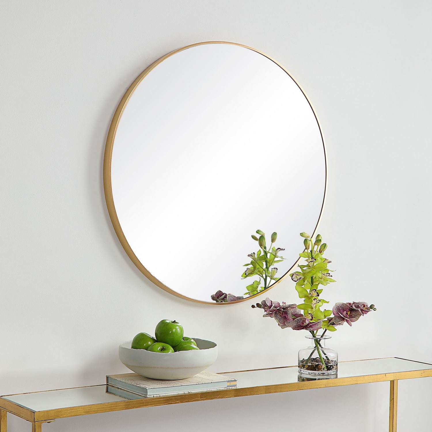 Uttermost W00511 Mirror - Brushed Gold