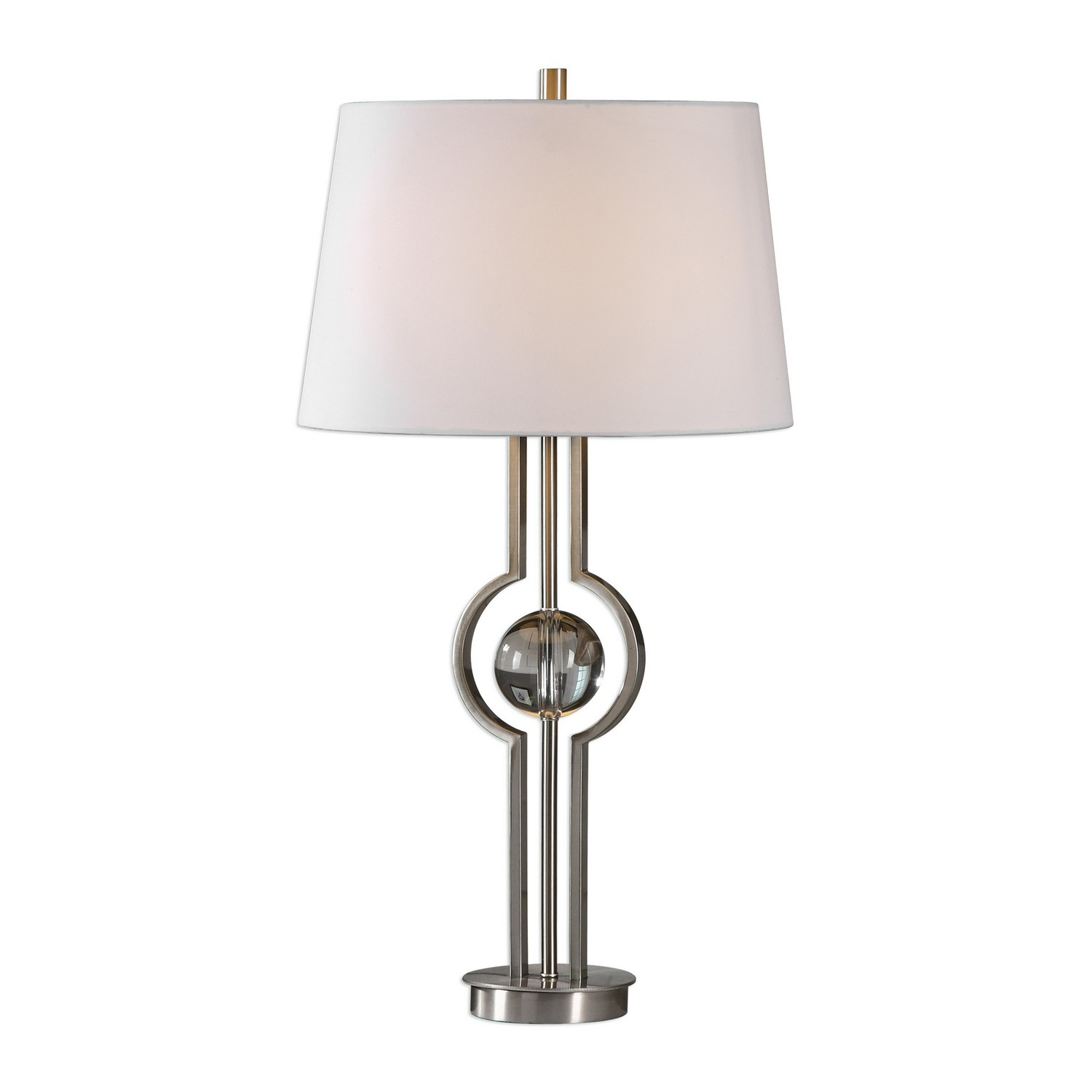 Uttermost W26003-1 Table Lamp - Brushed Nickel