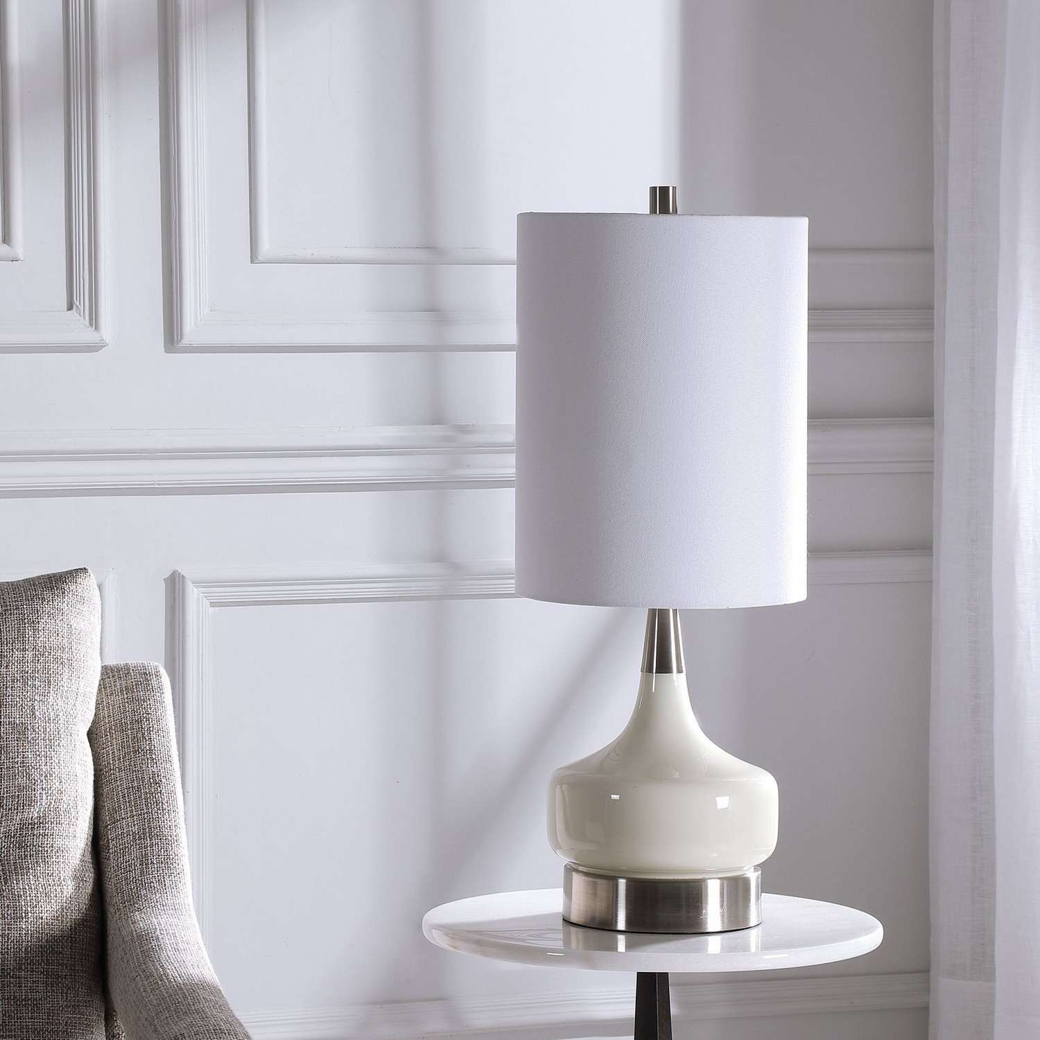 Uttermost W26062-1 Table Lamp - White
